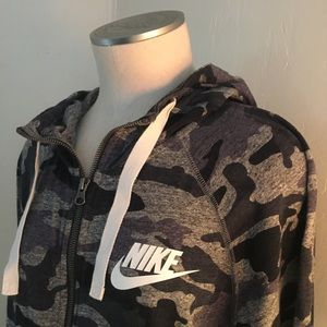 Nike Camo Zip Hoodie